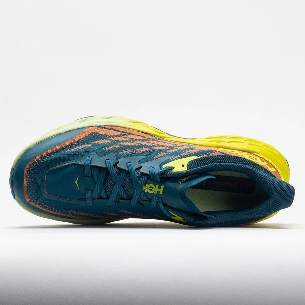 HOKA Speedgoat 5 Men's Blue Coral/Evening Primrose - Image 3