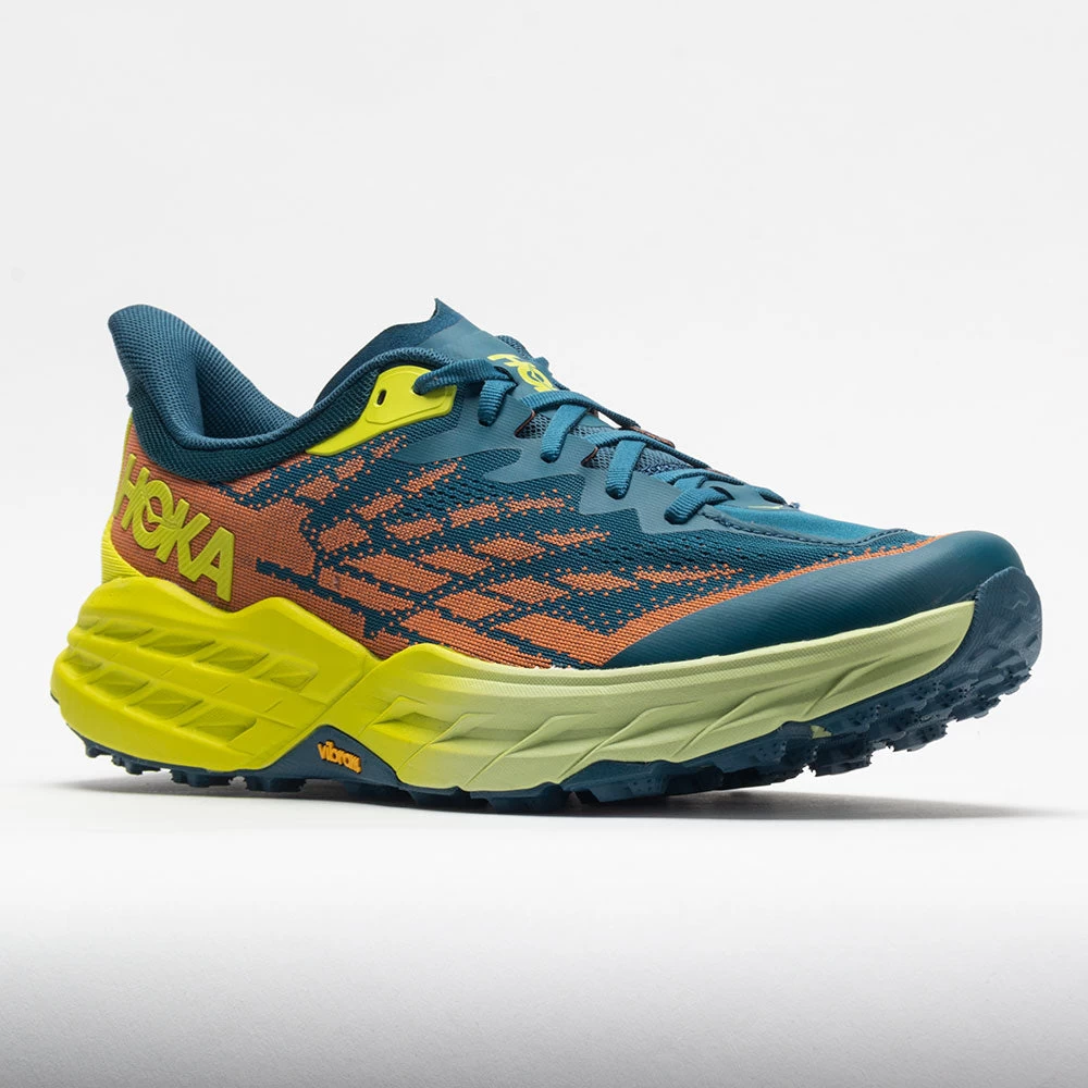 HOKA Speedgoat 5 Men's Blue Coral/Evening Primrose - Image 5