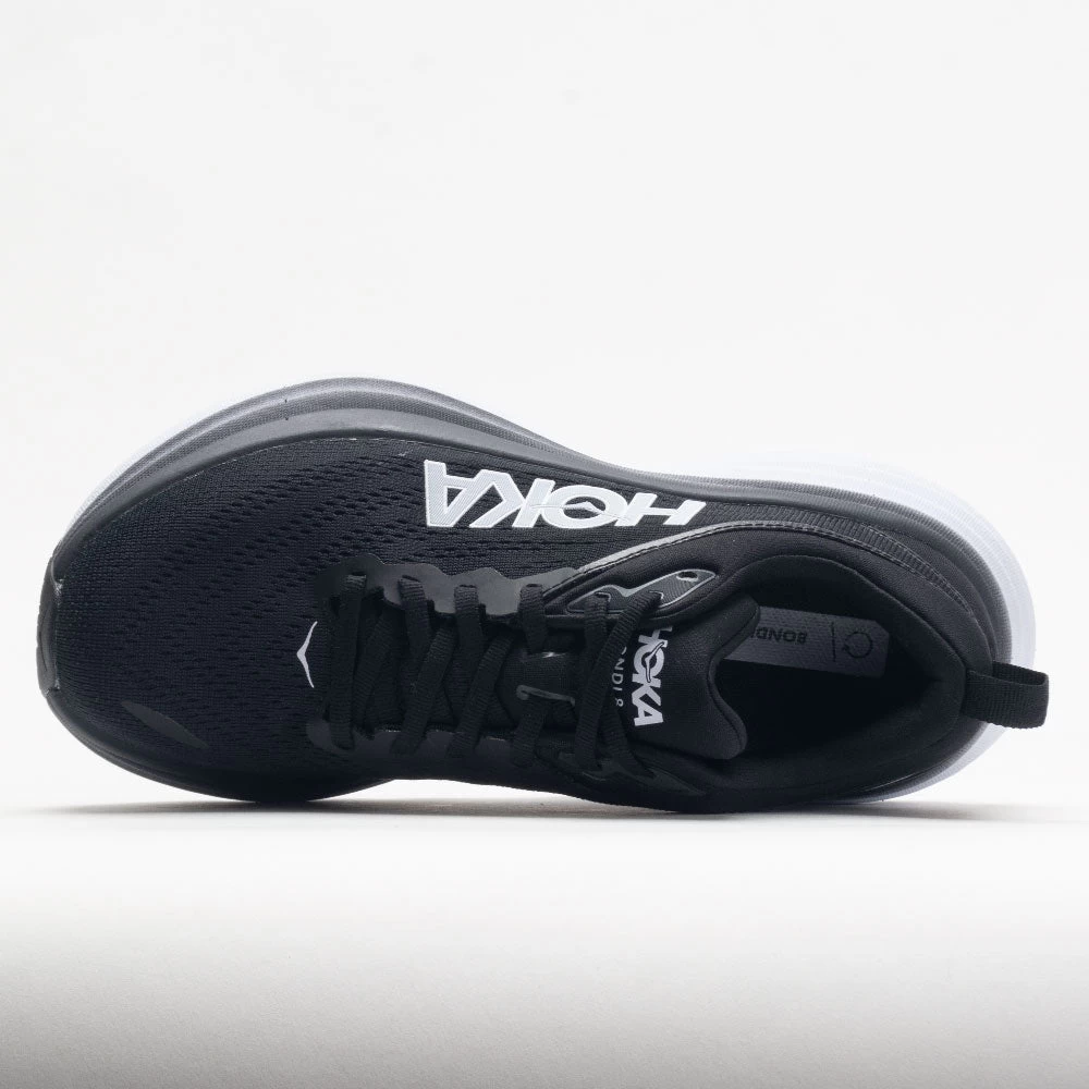 HOKA Bondi 8 Women's Black/White - Image 3