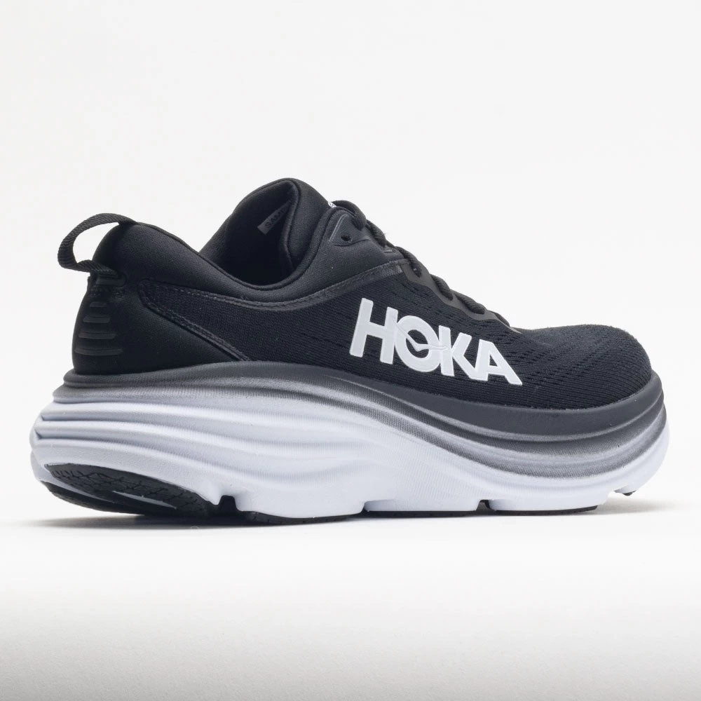 HOKA Bondi 8 Women's Black/White - Image 6