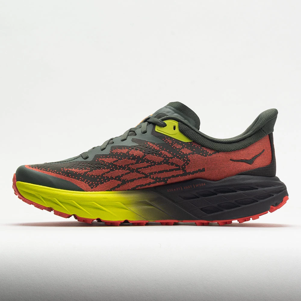 HOKA Speedgoat 5 Men's Thyme/Fiesta - Image 2