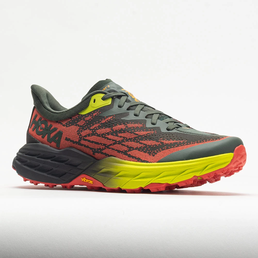 HOKA Speedgoat 5 Men's Thyme/Fiesta - Image 5