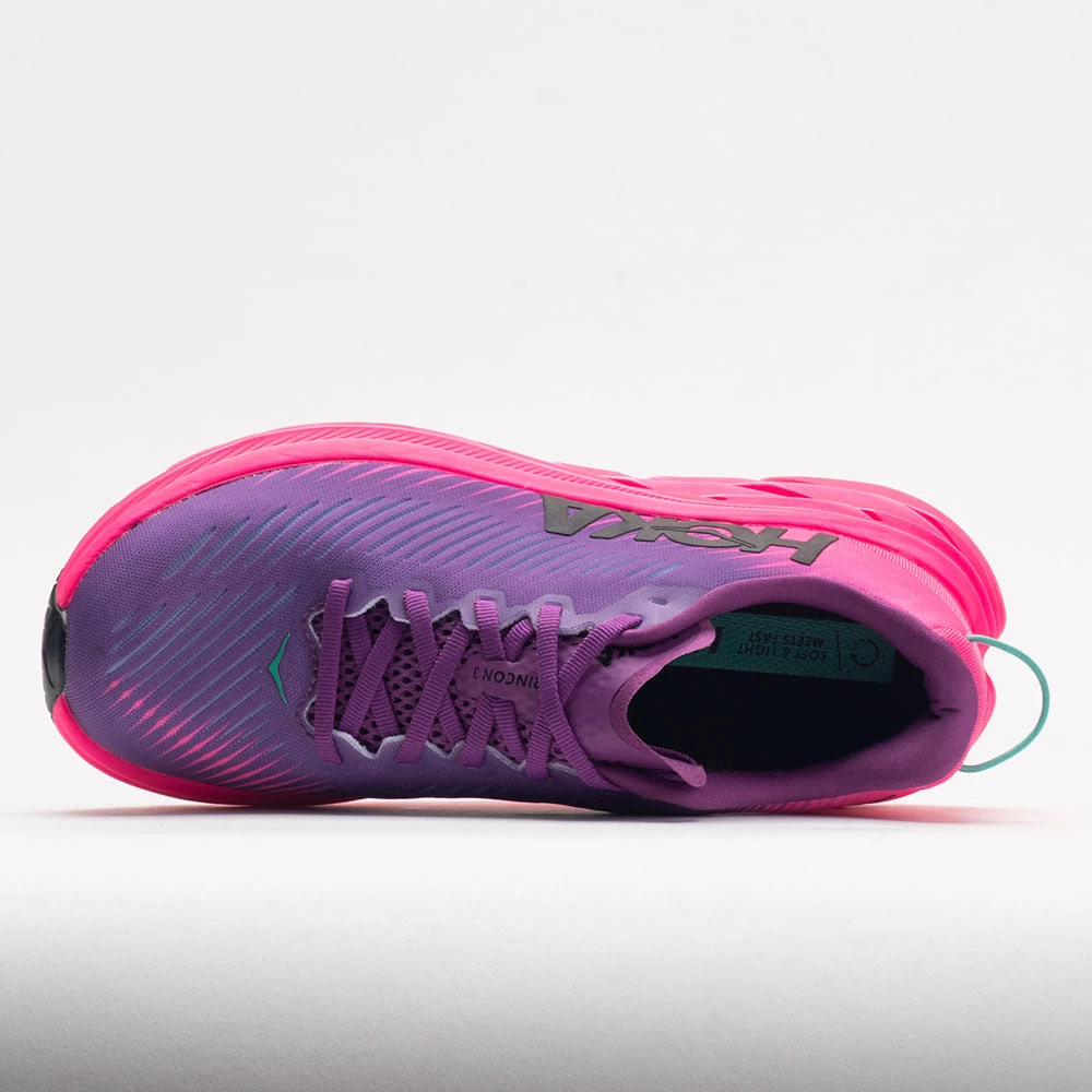 HOKA Rincon 3 Women's Beautyberry/Knockout Pink - Image 3