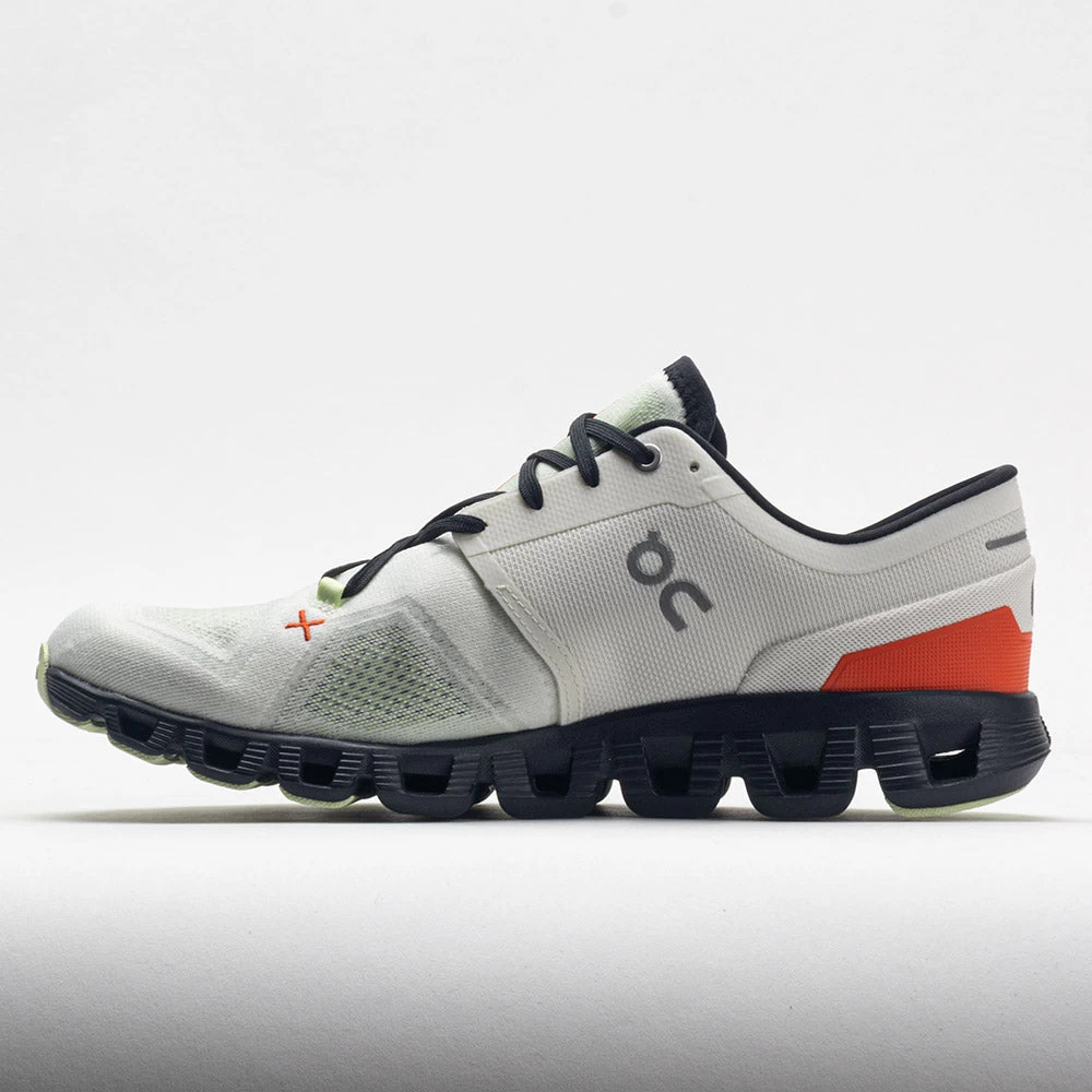 On Running On Cloud X 3 Men's Ivory/Flame - Image 2