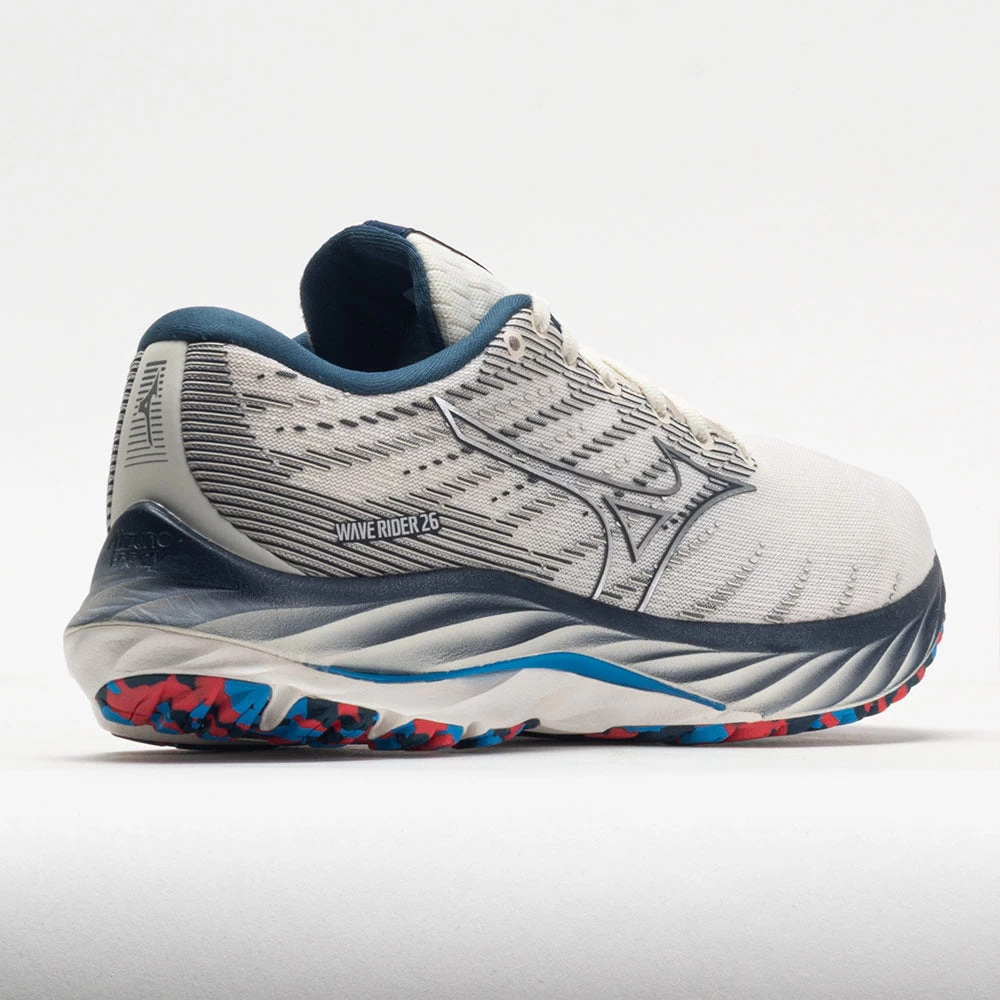 Mizuno Wave Rider 26 Mesh Women's Snow White/Silver - Image 5