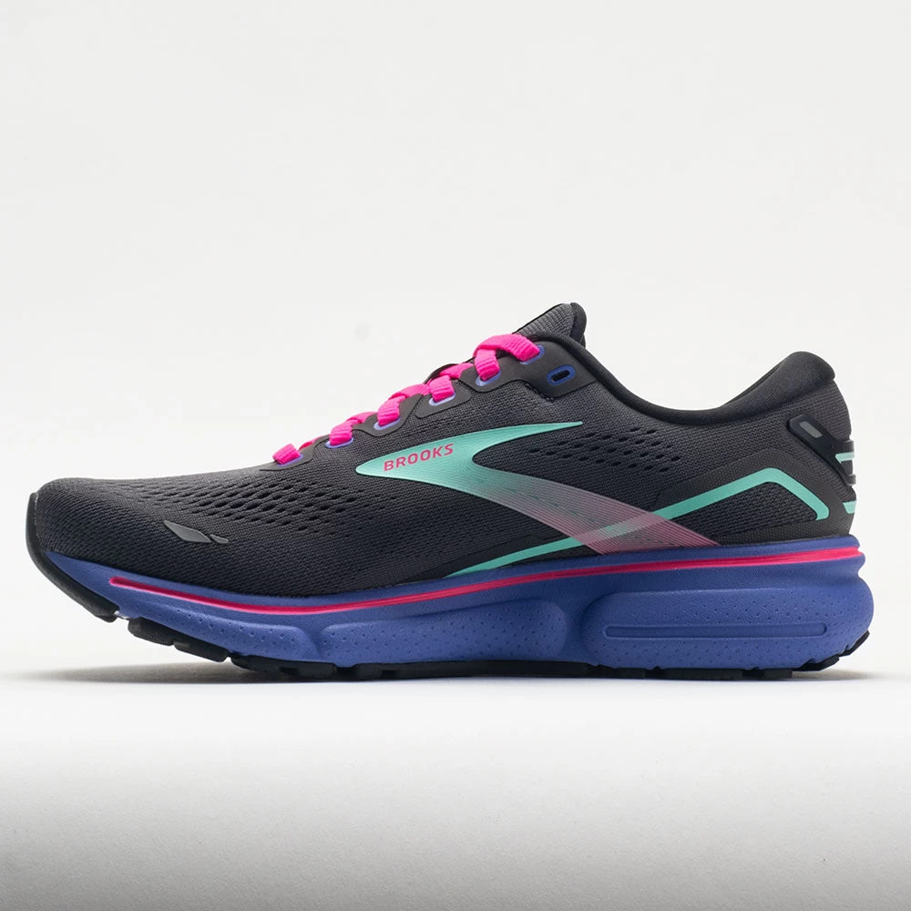 Brooks Ghost 15 Women's Black/Blue/Aruba - Image 2