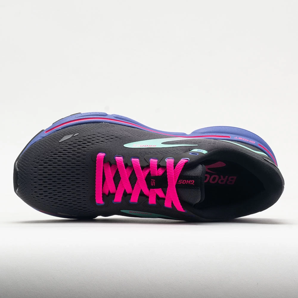 Brooks Ghost 15 Women's Black/Blue/Aruba - Image 3