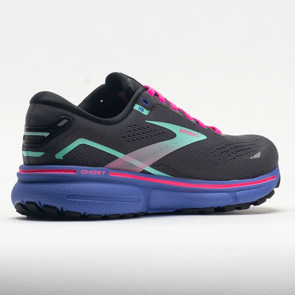Brooks Ghost 15 Women's Black/Blue/Aruba - Image 6