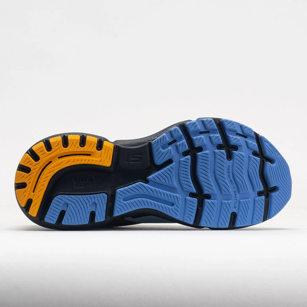 Brooks Ghost 15 Women's Light Blue/Black/Yellow - Image 4