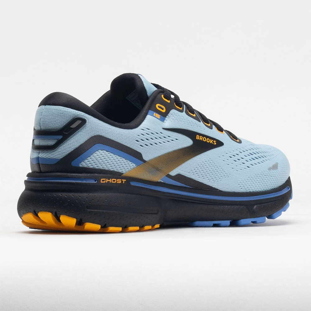 Brooks Ghost 15 Women's Light Blue/Black/Yellow - Image 6