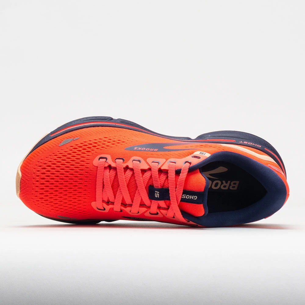 Brooks Ghost 15 Women's Coral/Navy/Peach - Image 3