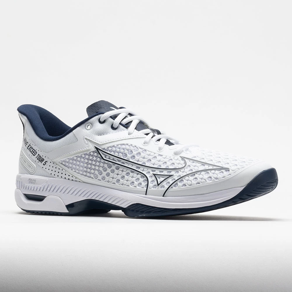 Mizuno Wave Exceed Tour 5 AC Men's White/Dress Blue - Image 5