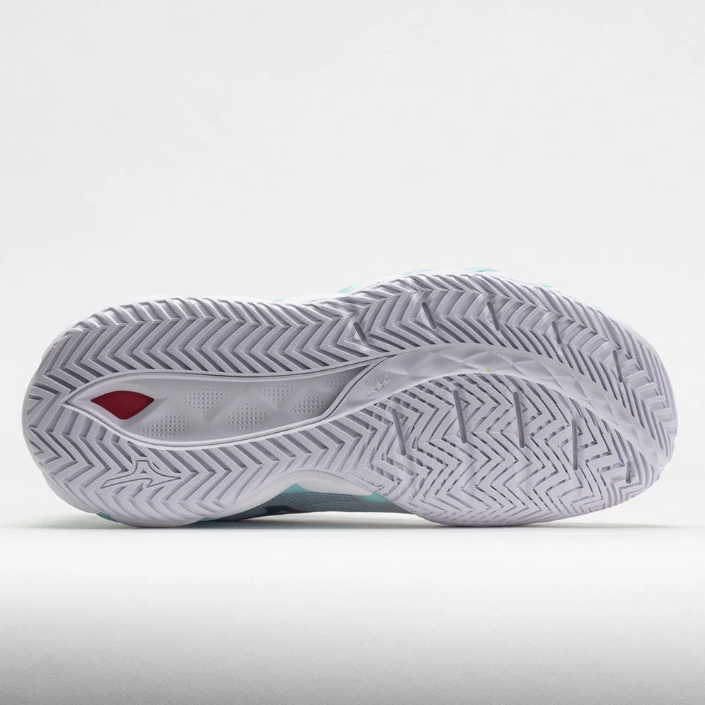 Mizuno Wave Enforce Tour AC Women's White/Tanager Turquoise - Image 4