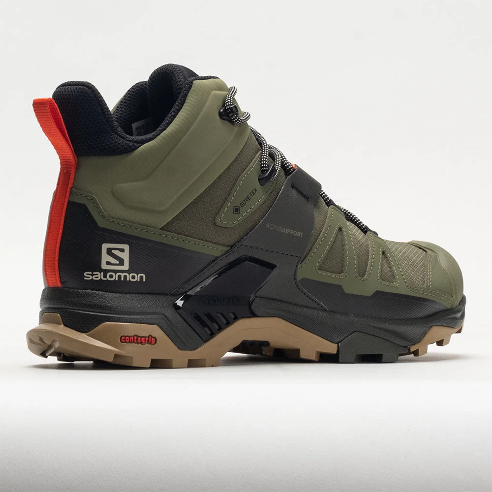 Salomon X Ultra 4 Mid GTX Men's Deep Lichen Green/Peat/Kelp - Image 6